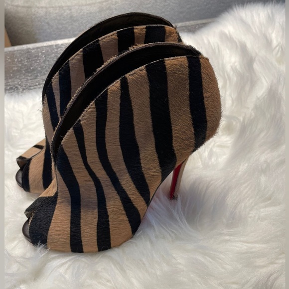 Louboutin ankle high heels leopard - Picture 2 of 3